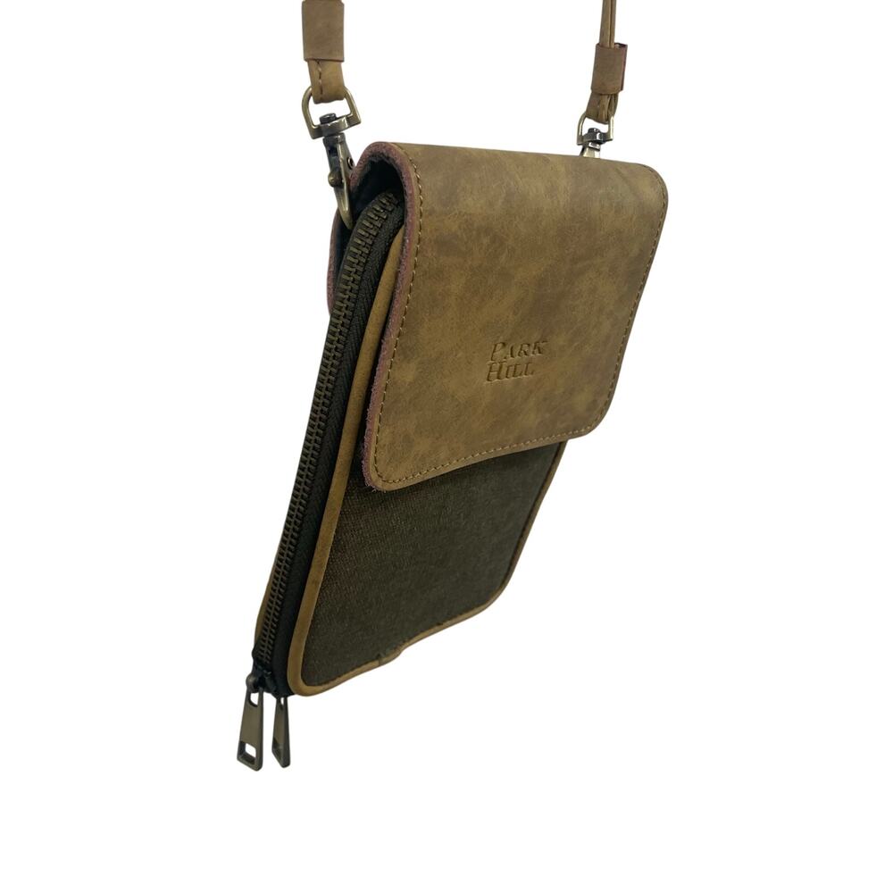 Park Hill Cotton Canvas Wallet Organizer Crossbody Handbag View 3